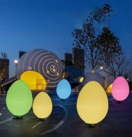 Светильник Яйцо 54х95 питание от 220, RGB Светильник Яйцо 54х95 питание от 220, RGB